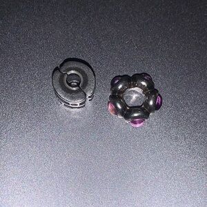 Pandora silver charms